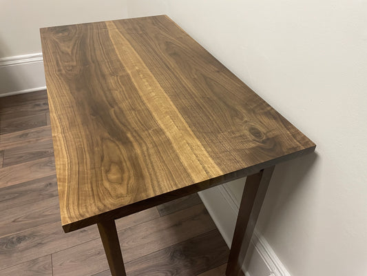 Handmade Walnut Computer Desk, Writing Desk.  Solid Walnut, Custom Sizes