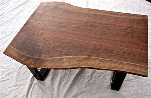 Live Edge Walnut Coffee Tables. Build Your Own Solid Black Walnut Coffee Table, Side Table, Living Room Table