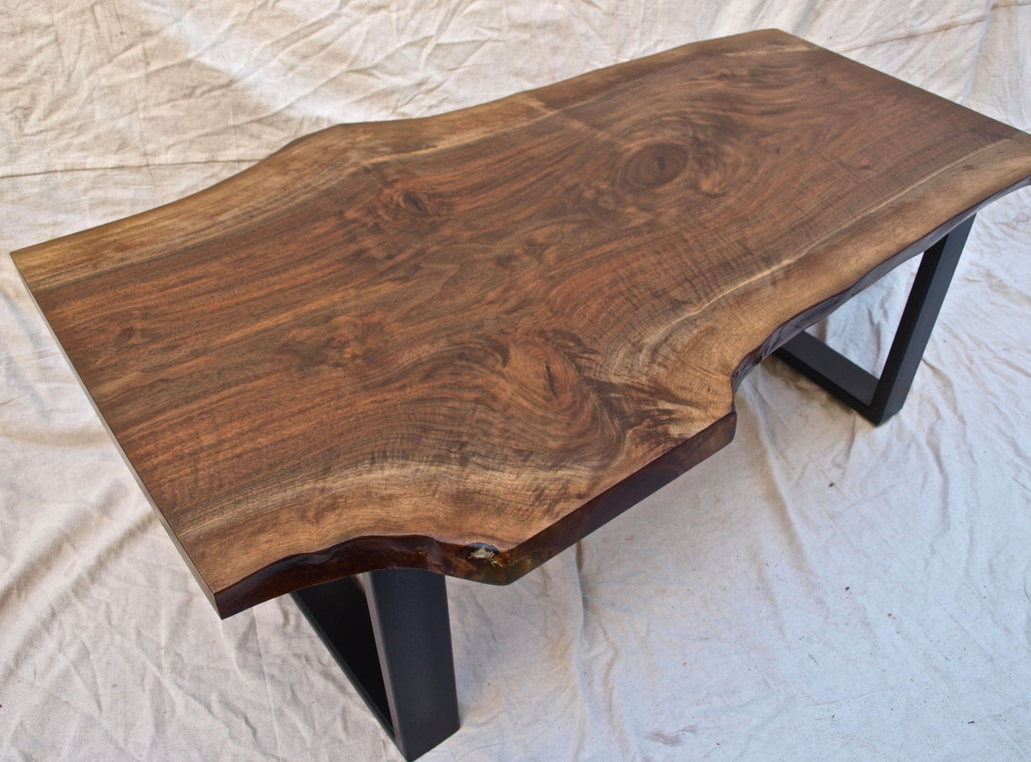 Live Edge Walnut Coffee Tables. Build Your Own Solid Black Walnut Coffee Table, Side Table, Living Room Table