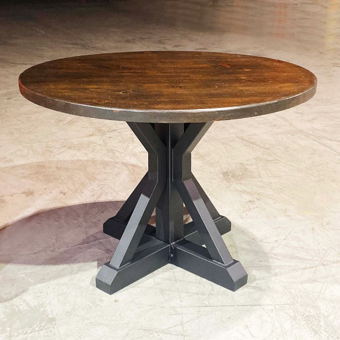Round Walnut Table. Build Your Own Dining Table